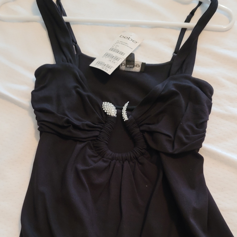 Bebe Top with Snake Embellishment